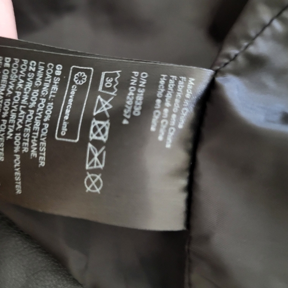 H&M Divided Womens Black Bomber Jacket, Sleek Versatile Design - Size 6 - Picture 4 of 7